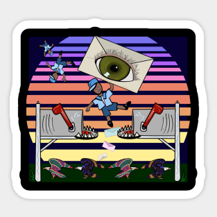 Lofi Mailman Chillpop Psychedlic (3) Sticker